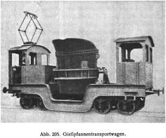 Abb. 205. Gießpfannentransportwagen.