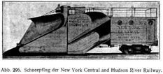 Abb. 296. Schneepflug der New York Central and Hudson River Railway.